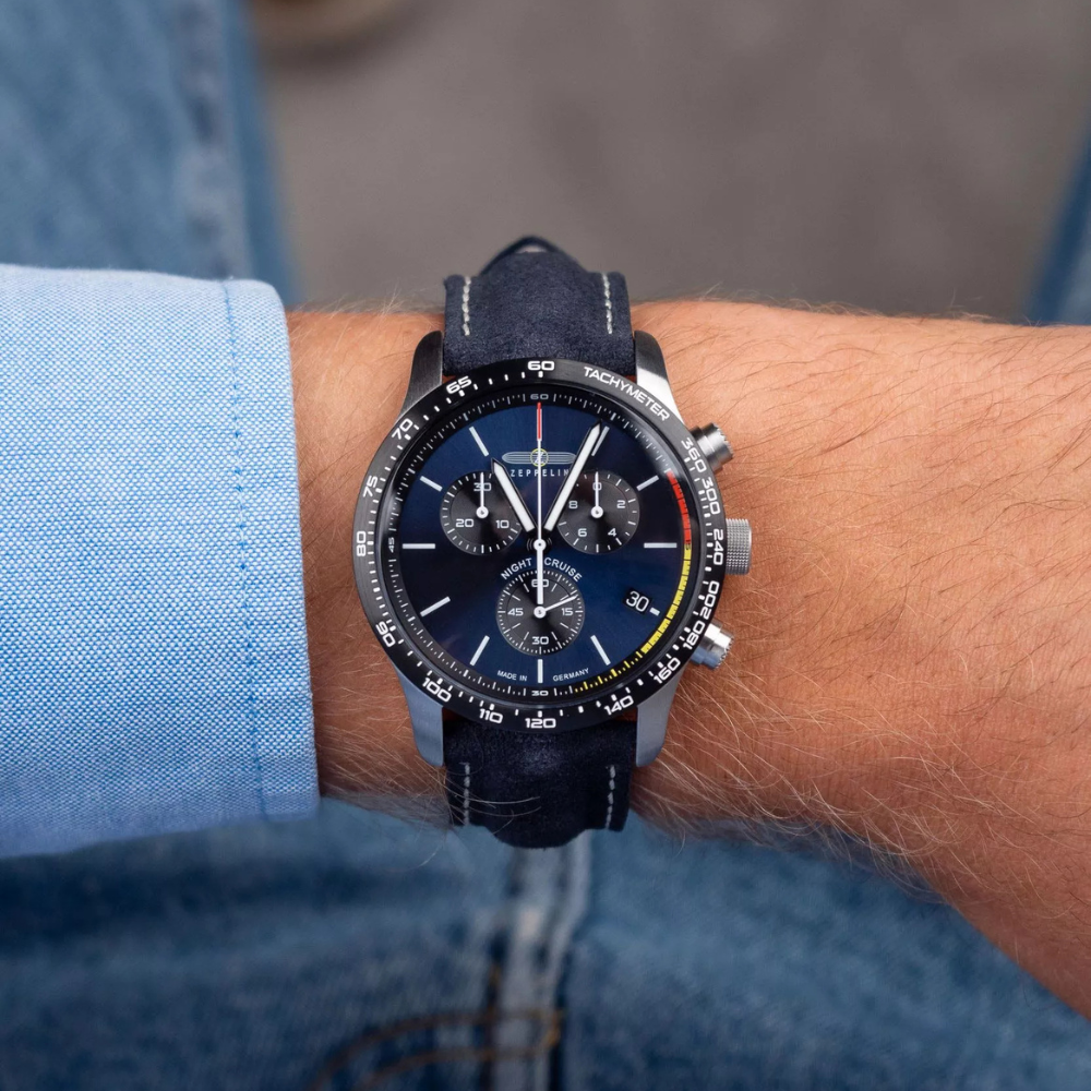 Zeppelin Cruise Blue 100 Years Men's Watch – Chronograph