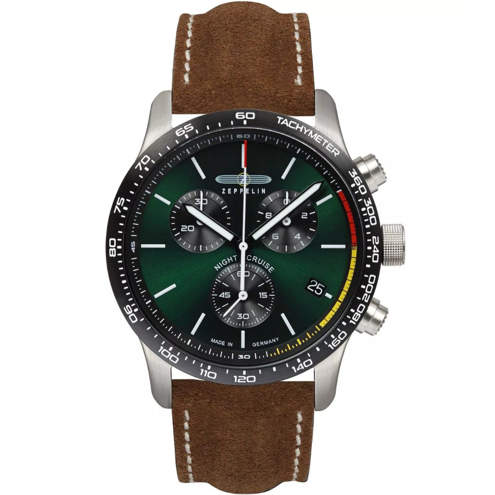 Zeppelin Cruise Green 100 Years Men's Watch – Chronograph
