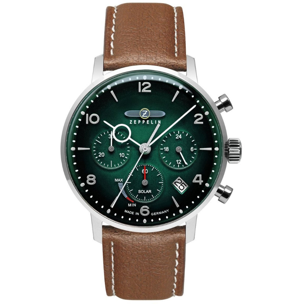 Zeppelin Hindenburg Green 100 Years Men's Watch – Chronograph