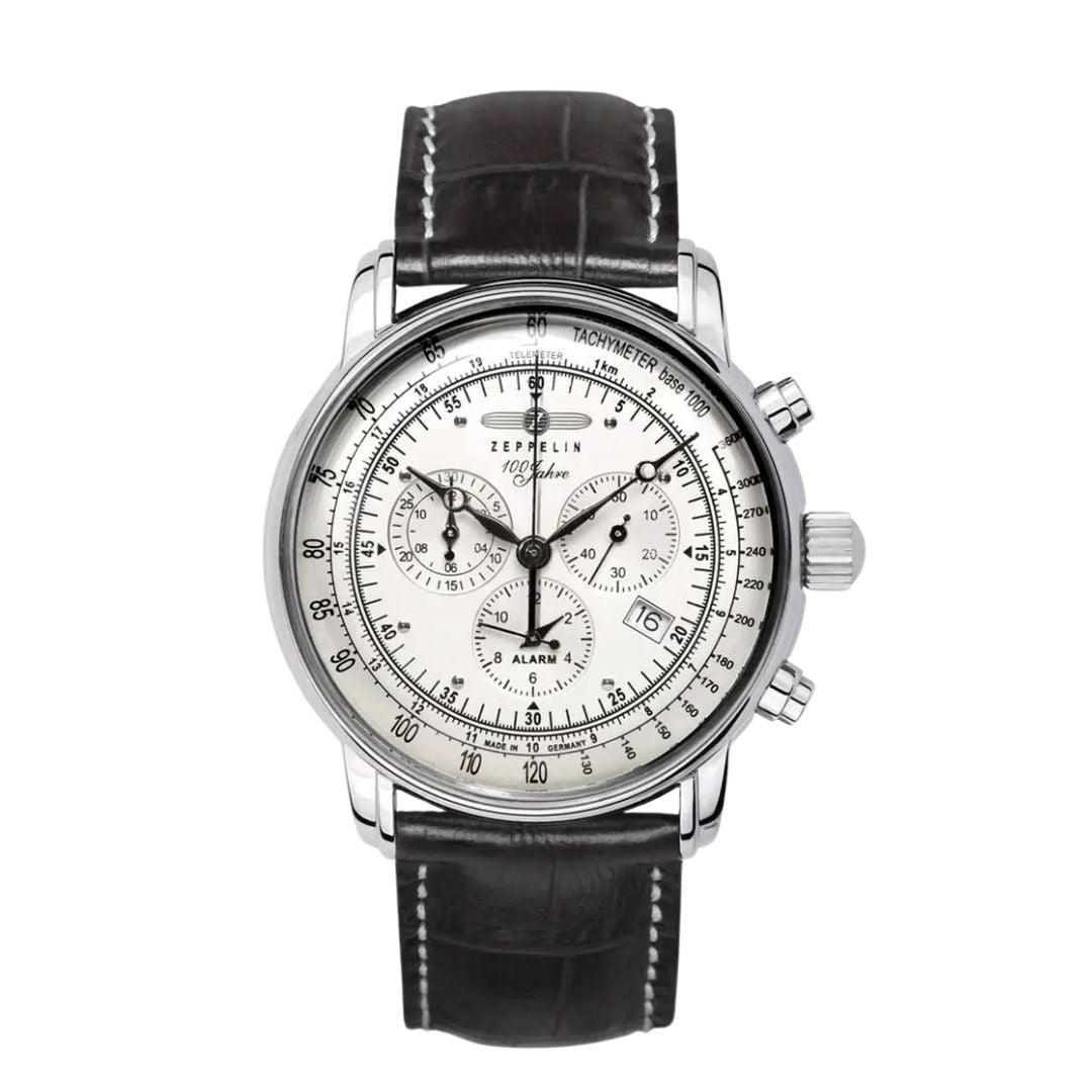 Zeppelin 100 Years Automatic Men's Watch - Black - Chronograph