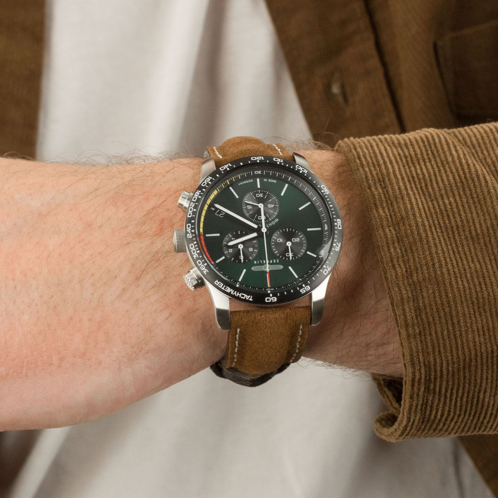 Zeppelin Cruise Green 100 Years Men's Watch – Chronograph